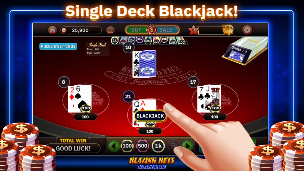 online blackjack minimum bet